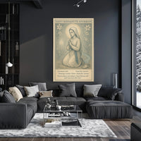 Saint Bernadette Prayer Vintage Cultural or Heritage Poster