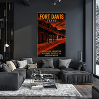 Fort Davis, Texas Preserved Frontier Poster