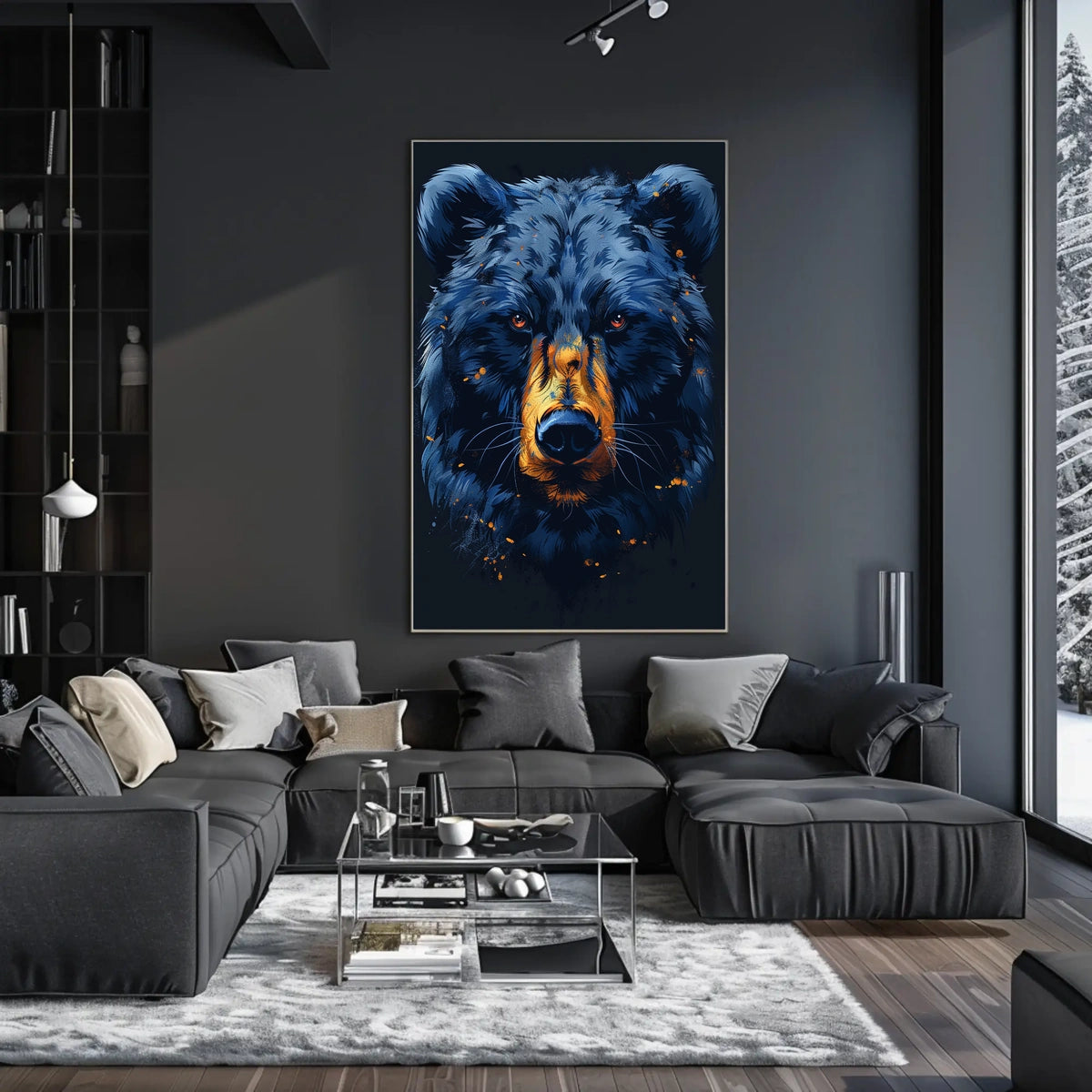 Majestic Bear Portrait Poster