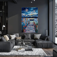 peaceful lakeside Poster