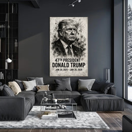 Donald Trump 47th President Poster