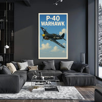 P-40 Warhawk Poster PosterGoat