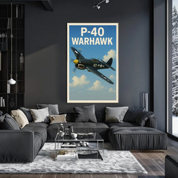 P-40 Warhawk Poster PosterGoat