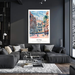 Petra, Jordan Poster PosterGoat