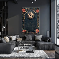 Vintage Clock Wall Art for Heritage Enthusiasts – Cultural Poster