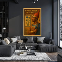 Unification of Egypt c. 3100 BCE Poster PosterGoat
