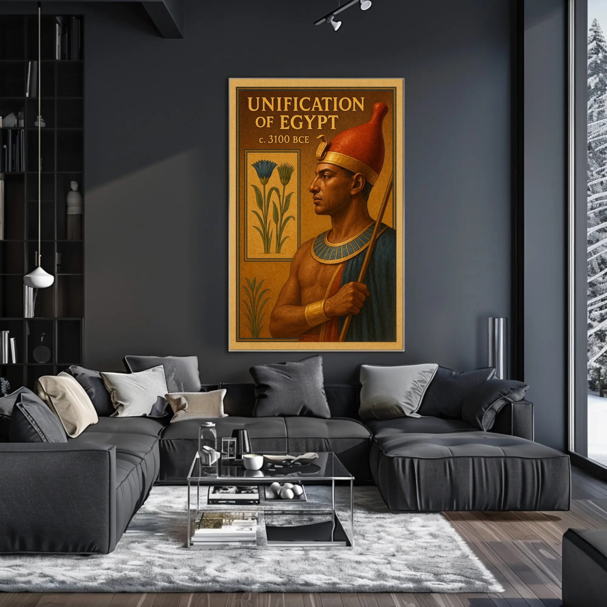 Unification of Egypt c. 3100 BCE Poster PosterGoat