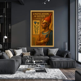 Unification of Egypt c. 3100 BCE Poster PosterGoat