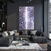 Winter Wonderland Aerial View Poster