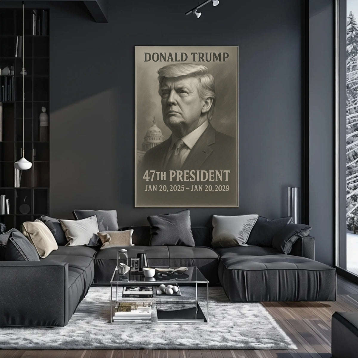 Donald Trump 47th President Poster