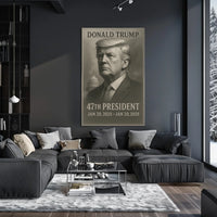Donald Trump 47th President Poster