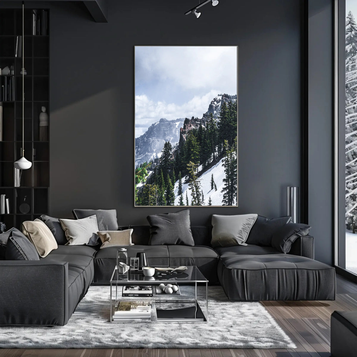 Majestic Mountain Landscape Poster