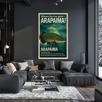 Arapaima: Amazon's Air-Breathing Giant Fish Poster