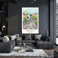 Vibrant Marrakesh Poster PosterGoat