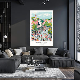 Vibrant Marrakesh Poster PosterGoat