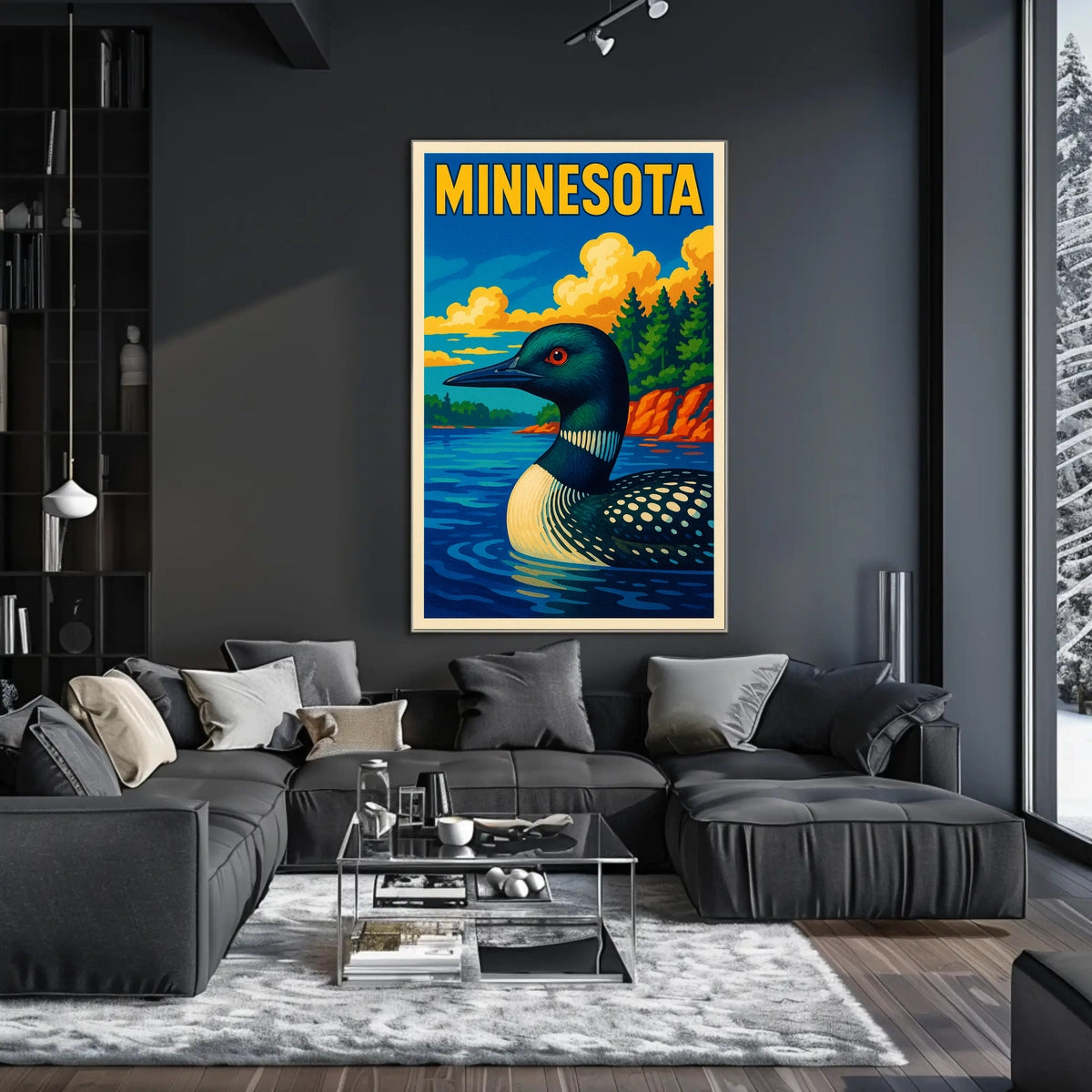 Minnesota Loon Poster