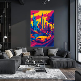 Vibrant New York Cityscape Poster