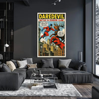 Daredevil Battles the Crimson Claw Poster