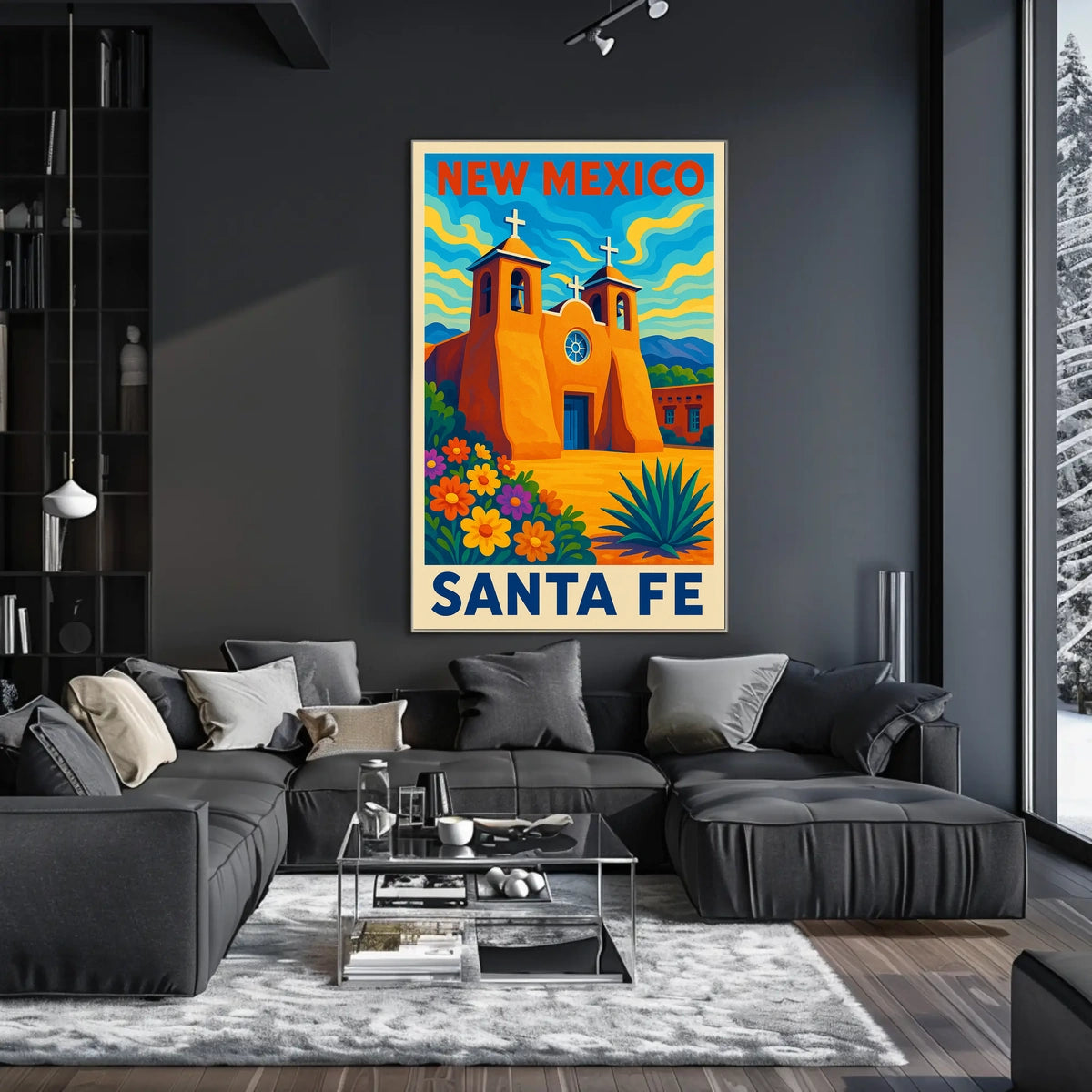 New Mexico Santa Fe Poster