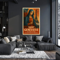 Saint Genevieve Patroness Of Paris Poster