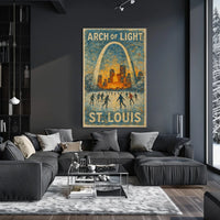 Arch Of Light St. Louis Poster