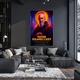 Father Solanus Casey Inspirational Religious Artwork Poster PosterGoat
