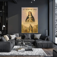 St. Rose of Lima A Radiant Beacon Poster