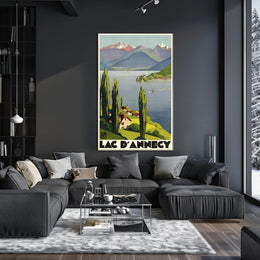 Lac DAnnecy Travel Poster