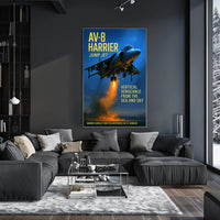 AV-8 Harrier Jump Jet Poster
