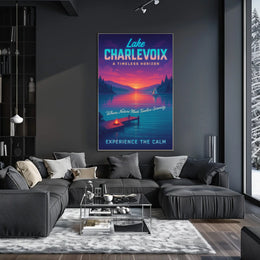 Lake Charlevoix A Timeless Horizon Poster