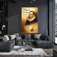 Miguel de Cervantes The Quintessential Writer of the Golden Age Poster