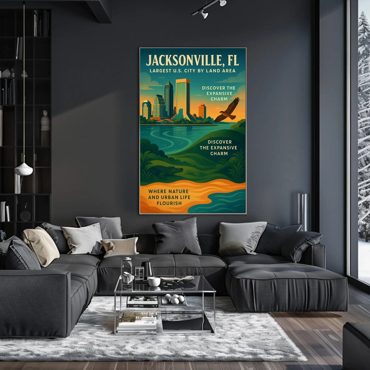 Discover JacksonvilleS Expansive Charm Poster