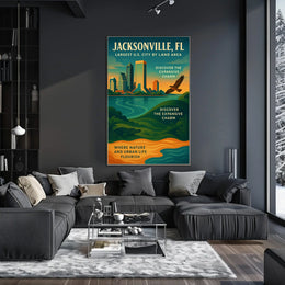 Discover JacksonvilleS Expansive Charm Poster
