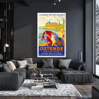 Ostende Queen Of The Beaches Poster