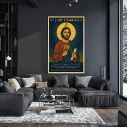 St. Jude Thaddaeus Icon - Motivational or Quote Poster