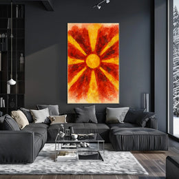 Radiant Sunburst Poster