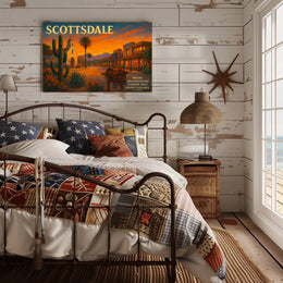 Scottsdale Desert Charm Travel Poster Print
