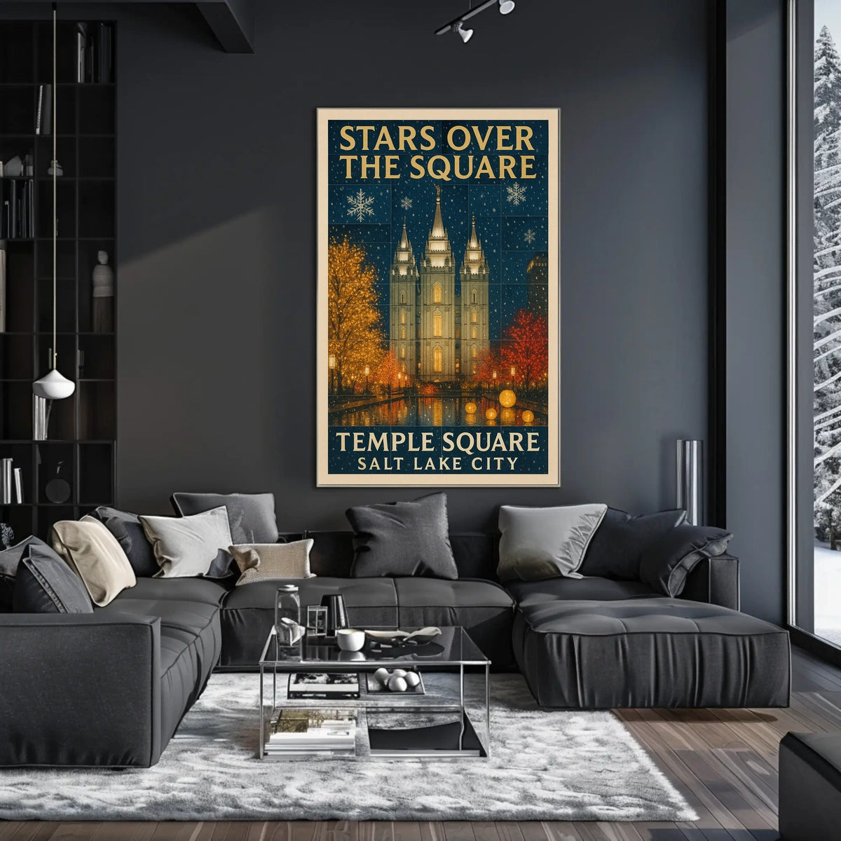 Stars Over Temple Square Poster