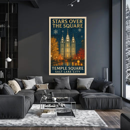 Stars Over Temple Square Poster