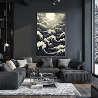 Moonlit Waves Poster PosterGoat