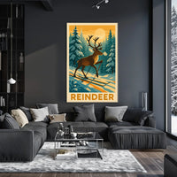 Reindeer Adventure Poster