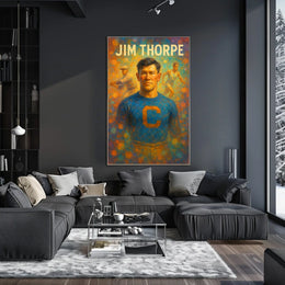 Jim Thorpe A Legendary Athlete Poster