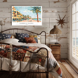 Vibrant Shores of Sharm El-Sheikh Poster PosterGoat