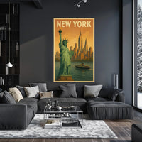 New York Cityscape Poster
