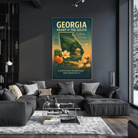 Georgia Heart Of The South Poster