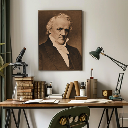 James Buchanan 15th President Sepia Photo