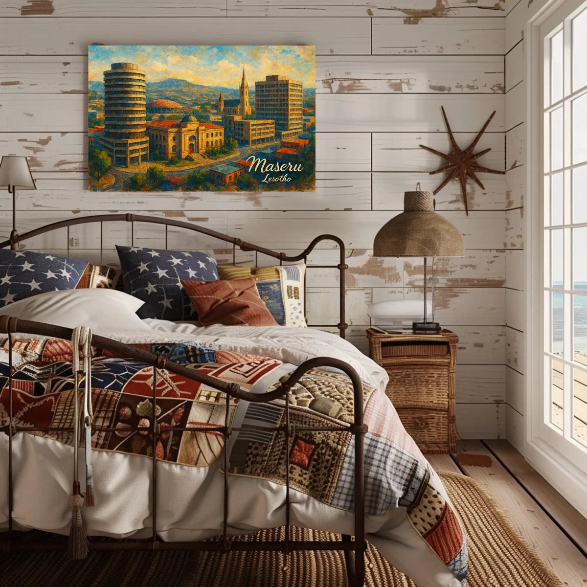 Maseru Cityscape Wanderlust Photography Realism Poster