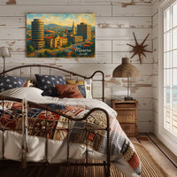 Maseru Cityscape Wanderlust Photography Realism Poster