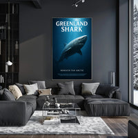 Greenland Shark Beneath the Arctic Poster PosterGoat