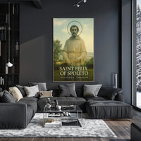Saint Felix Of Spoleto Poster